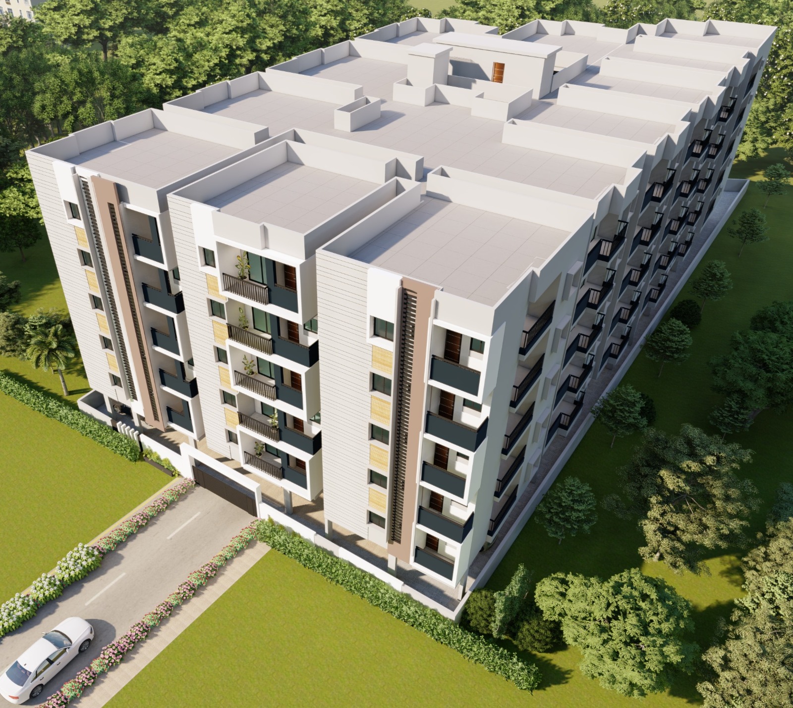 2 BHK Flats available for sale in Kaggadaspura location